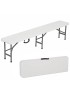 BANCO DOBRAVEL 601 BRANCO 183CM PLASTICO