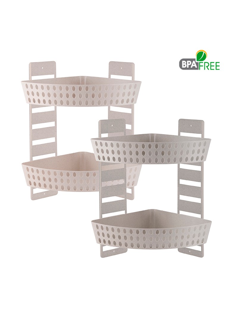 PRATELEIRA 06591 DUPLA CANTO GRANITO SORT. 26X26X40,7CM