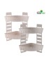 PRATELEIRA 06591 DUPLA CANTO GRANITO SORT. 26X26X40,7CM