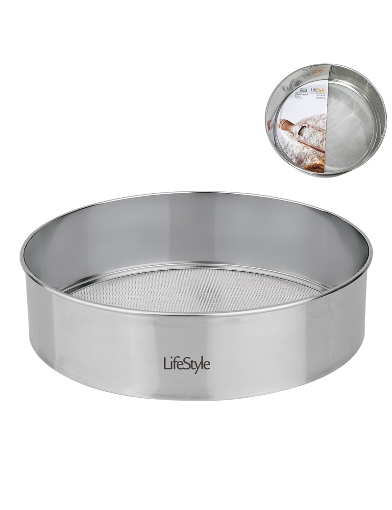 PENEIRA LS 2944  Ø20X5CM MALHA 9 INOX