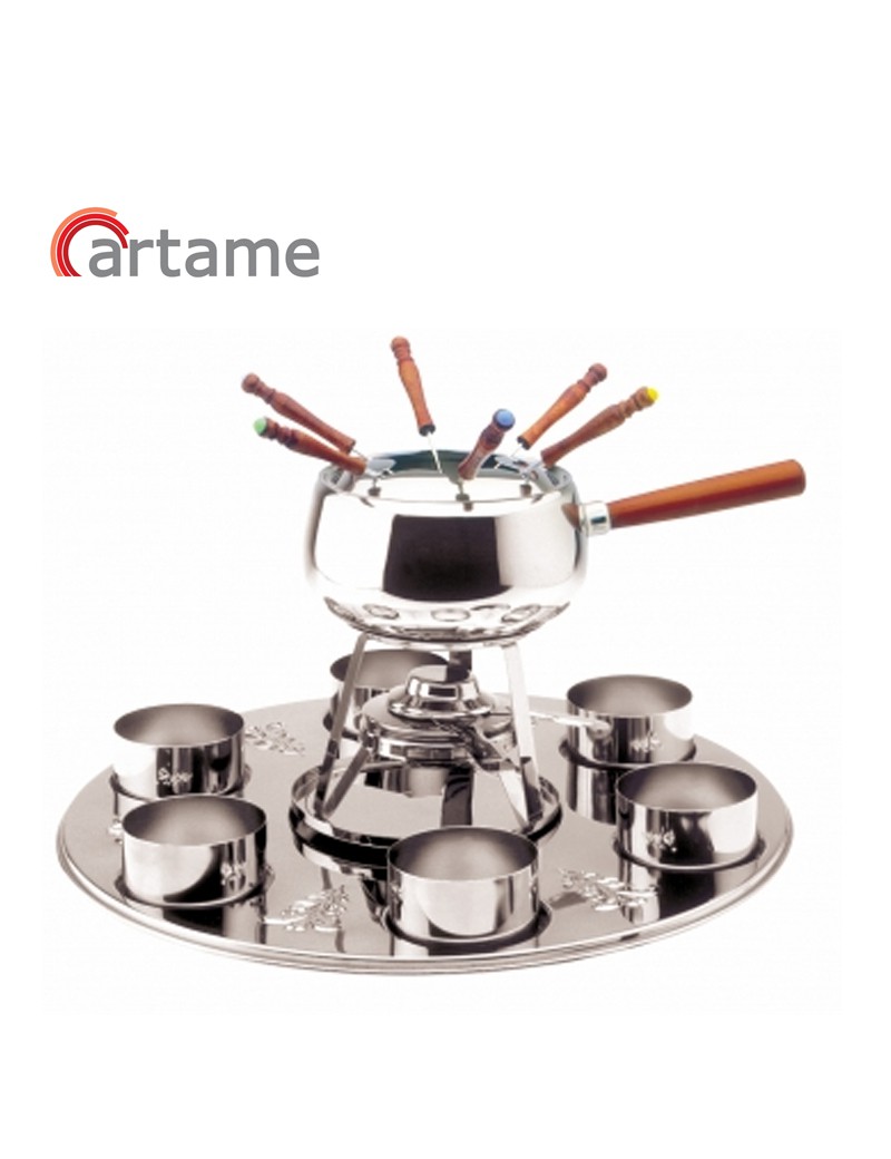 FONDUE ARTAME 21400 Ø15X22CM C/BANDEJA FIXA+TAÇAS