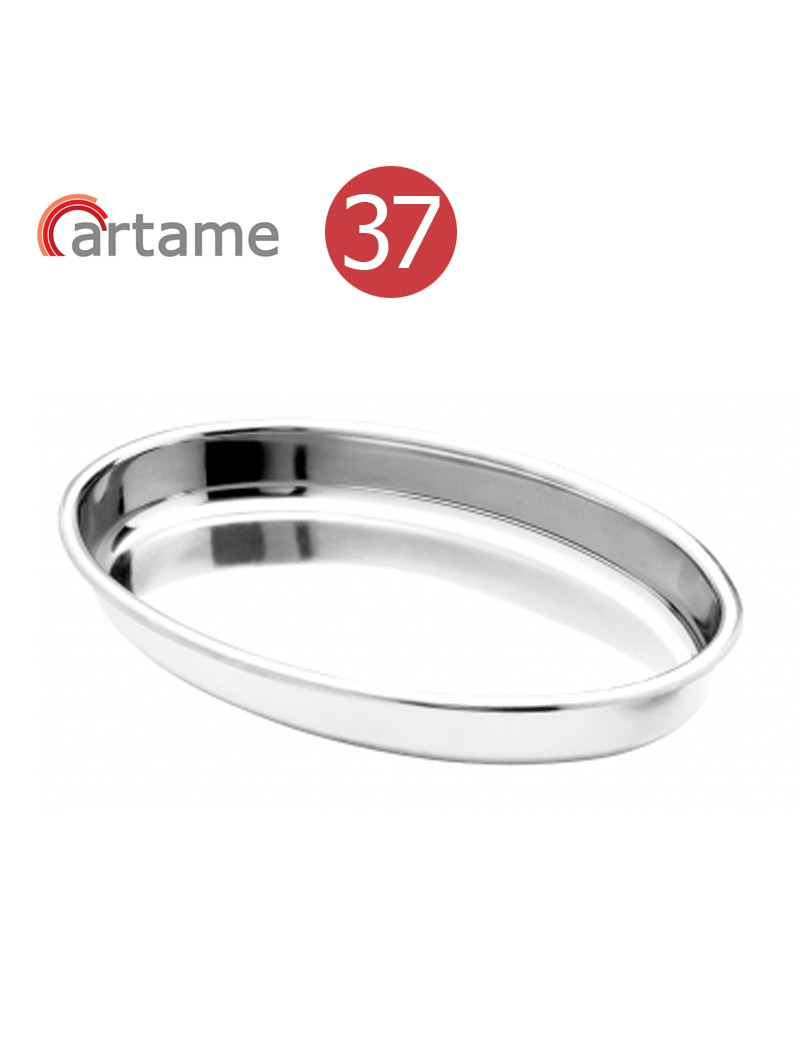 ASSADEIRA OVAL ARTAME 28135 FUNDA 37,5X23,5X4,5CM INOX18/10