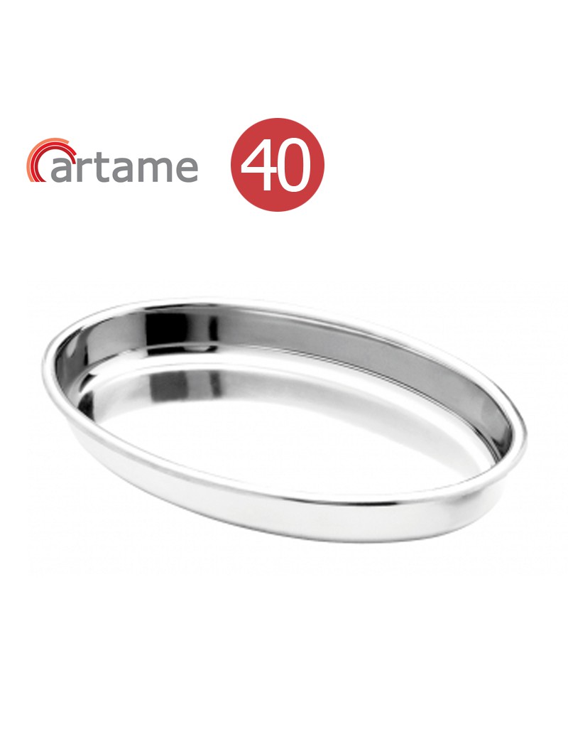 ASSADEIRA OVAL ARTAME 28140 FUNDA 40,5X26,5X5CM INOX18/10