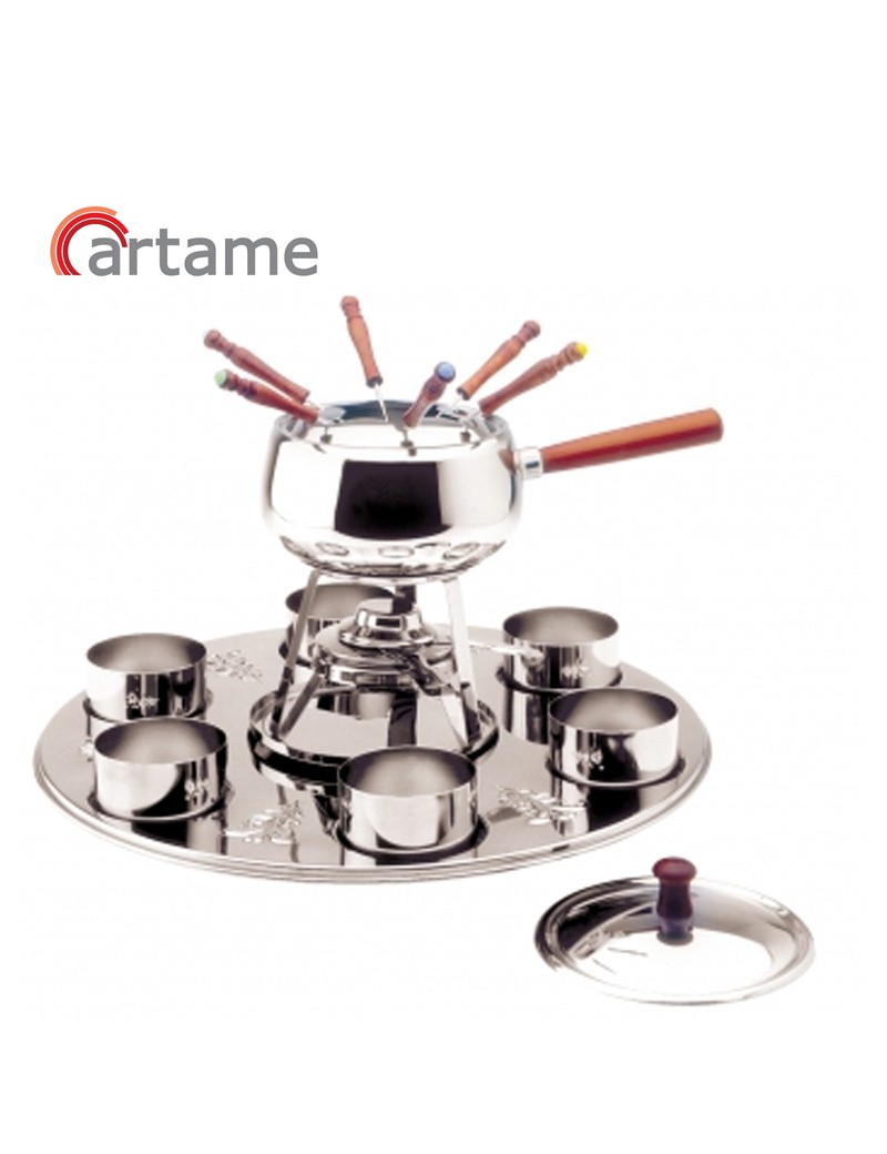 FONDUE ARTAME 21400 Ø15X27CM C/BANDEJA GIRATORIA+TAÇAS