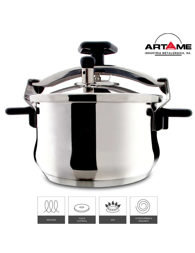 PANELA 7.5 L PRESSAO 38075 INOX ARTAME