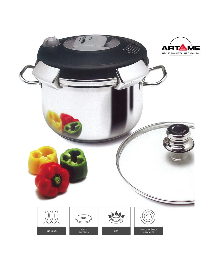PANELA PRESSAO 24 CM LUNA 4L INOX