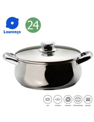 ELEGANCIA CAÇAROLA 24 CM INOX