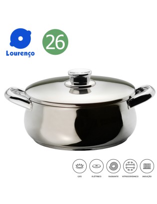 ELEGANCIA CAÇAROLA 26 CM INOX
