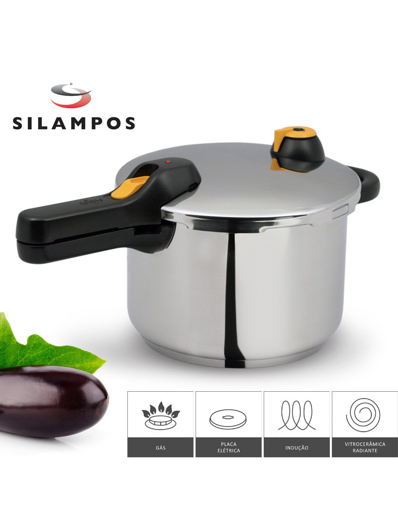 PANELA PRESSAO SL EASY S/CESTO 7,5L Ø22 INOX
