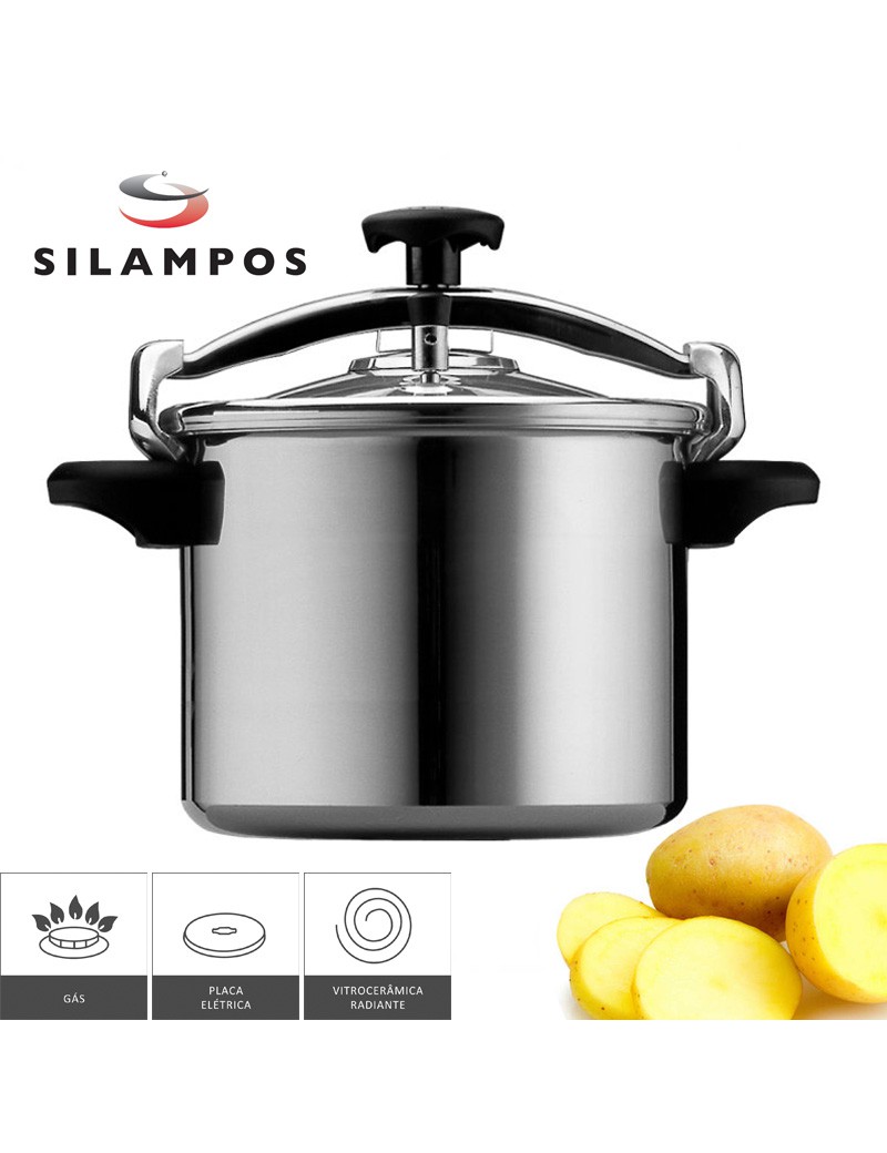 PANELA PRESSAO SL TRADICIONAL 12L ALUMINIO Ø24,5