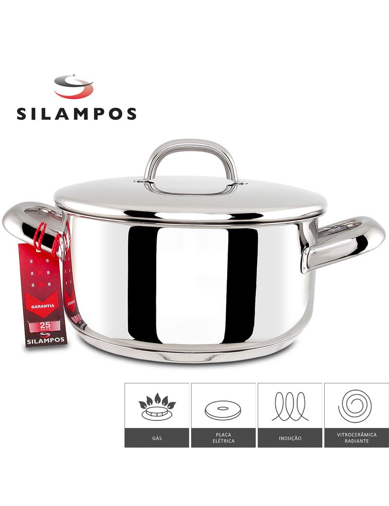 CAÇAROLA SL EUROPA Ø32X12,2CM INOX18/10