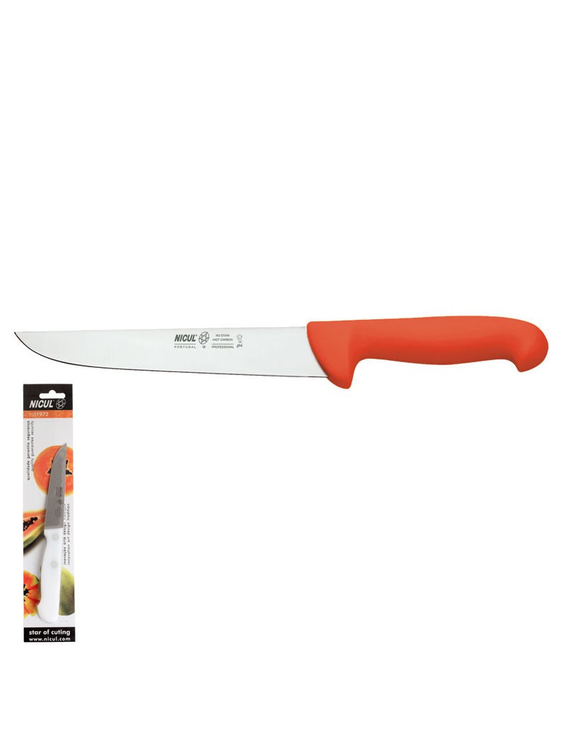 FACA CARNE 784.3300.18 CABO PLST VERMELHO