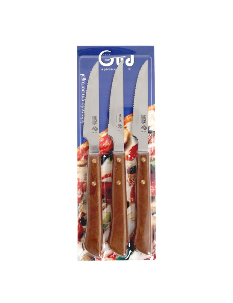 GUD - CONJUNTO 3 FACAS CHURRASCO 388.7400.03