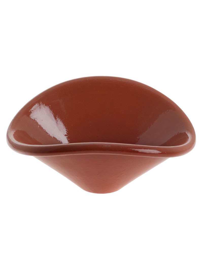 BARRO - ALGUIDAR TORTO LISO Nº0 18X12X9CM