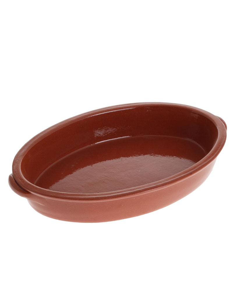 BARRO - ASSADEIRA LISA OVAL Nº1 24X15X5.5CM