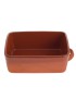 BARRO- ASSADEIRA FUNDA LISA Nº0 23X17X9.5CM