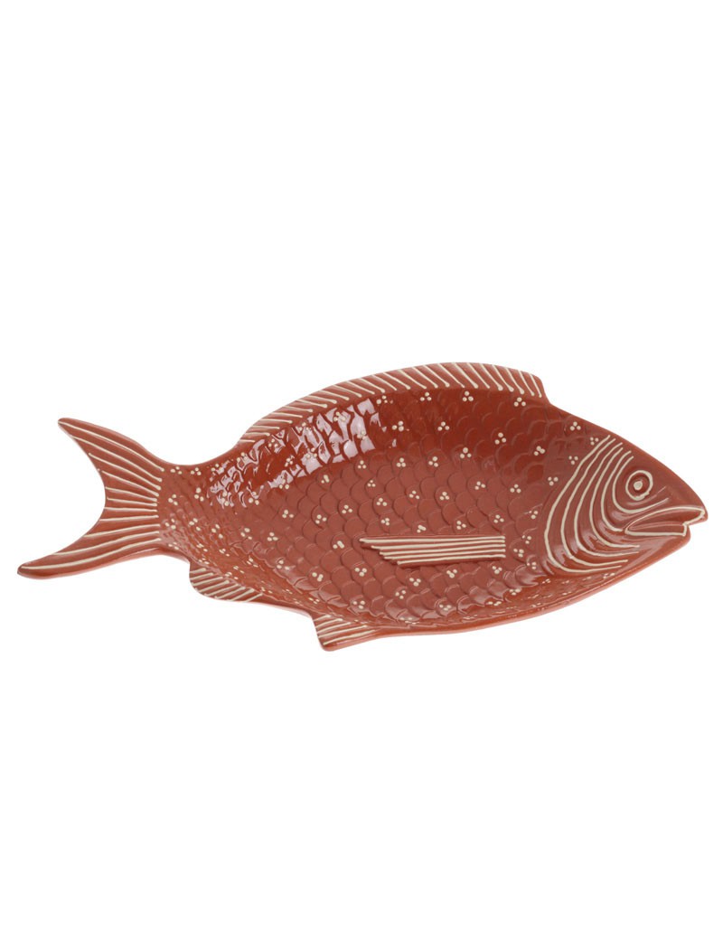 BARRO - TRAVESSA PEIXE FUNDA 48X27CM Nº1