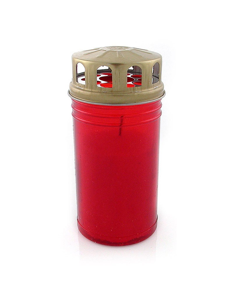 CIRIOS 30LL COPO VERMELHO CERA AMARELA