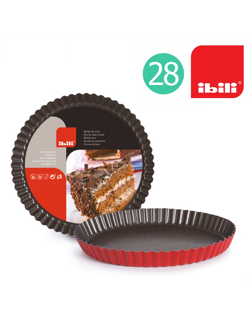 FORMA TARTE IBILI 355728 VENUS CANELADA Ø28CM ANTIAD