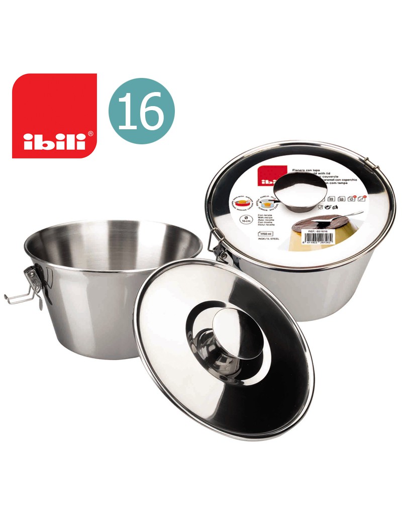 FORMA PUDIM IBILI 651616 CLASICA Ø16CM INOX 18/10