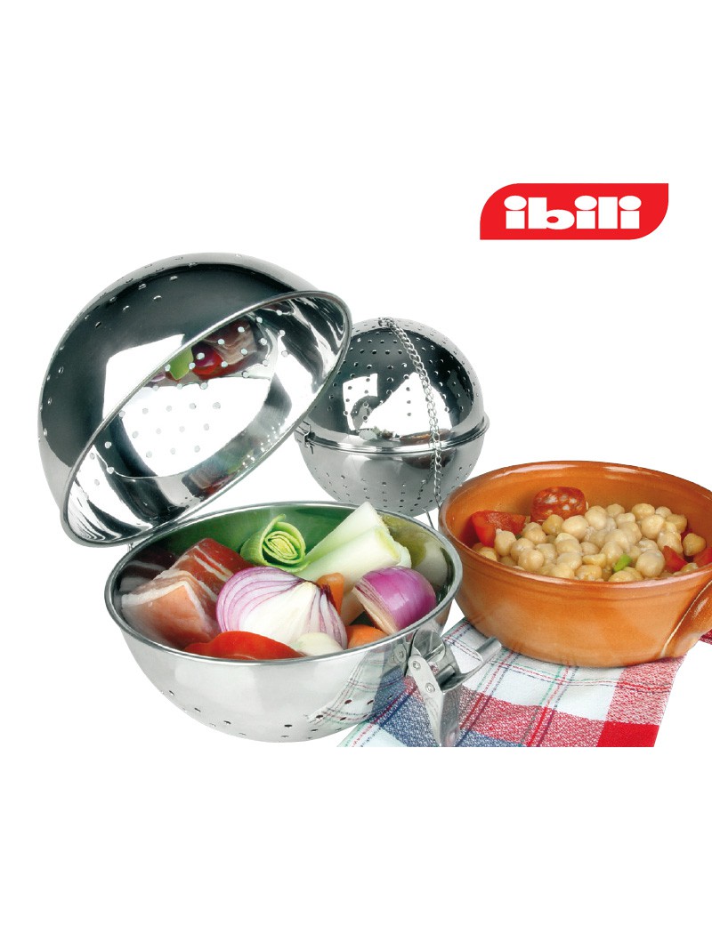 BOLA PARA COZER ARROZ INOX 14.5 CM 768414 IBILI
