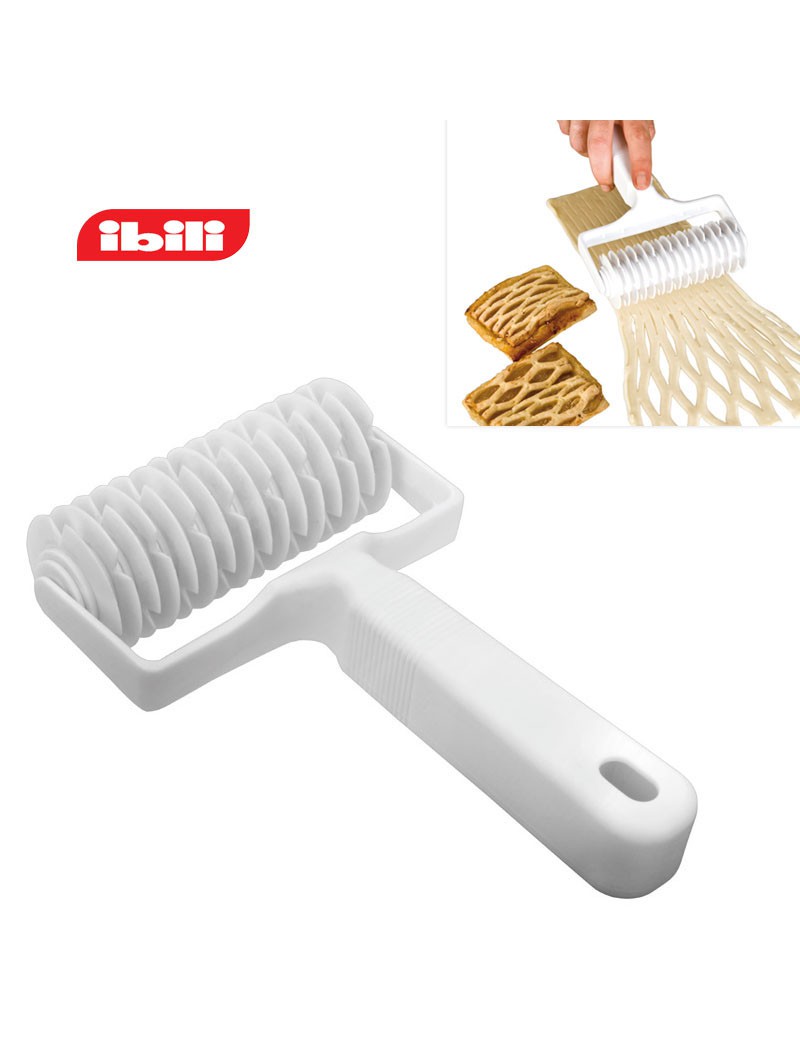 ROLO MASSA CORTADOR GRELHA IBILI  771800  12CM PLST