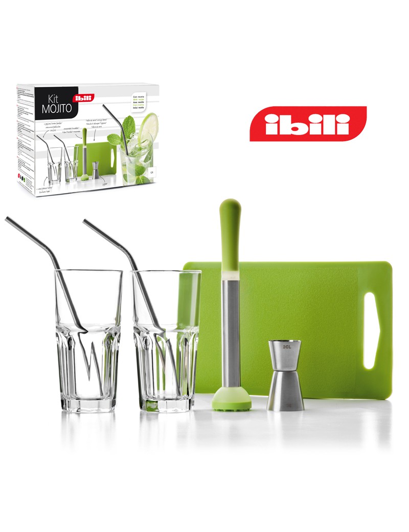 CONJUNTO COCKTAIL IBILI 798000 P/MOJITO 7 PEÇAS