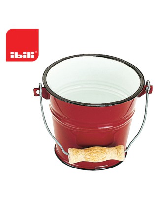 BALDE C/ASA VERMELHO 22 CM...